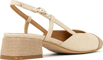 Woven Slingback Pump