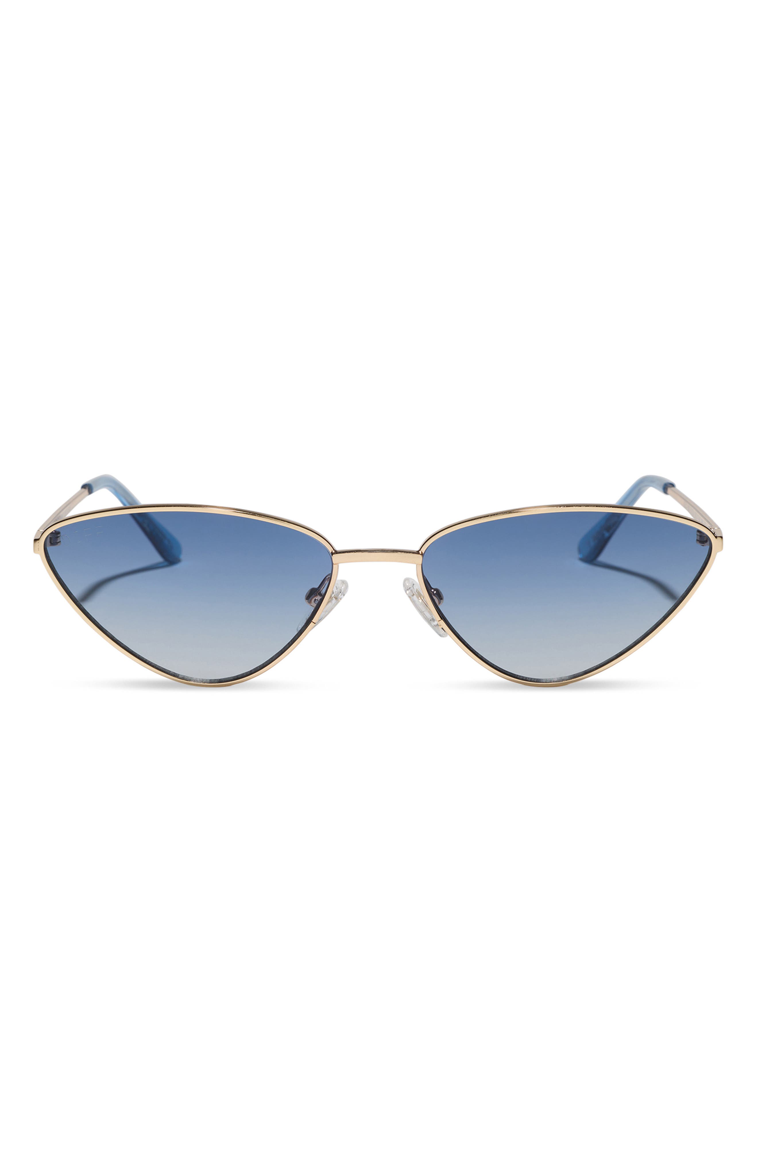 BRUSHED GOLD/ SKY BLUE