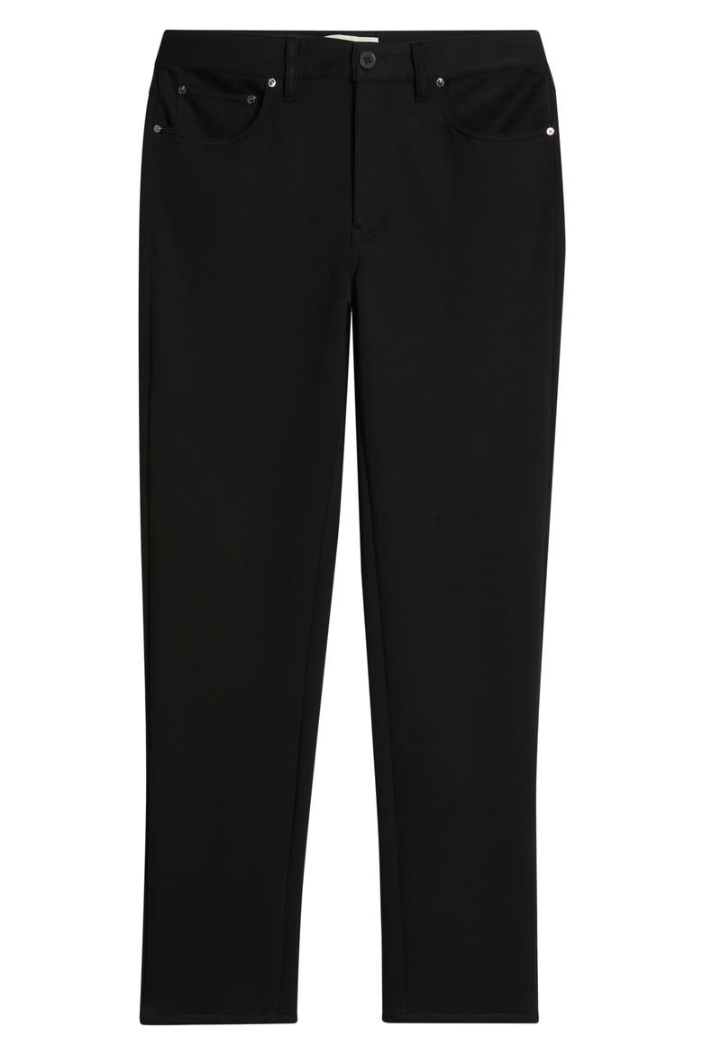 Soft Touch Five Pocket Pants, Alternate, color, BLACK
