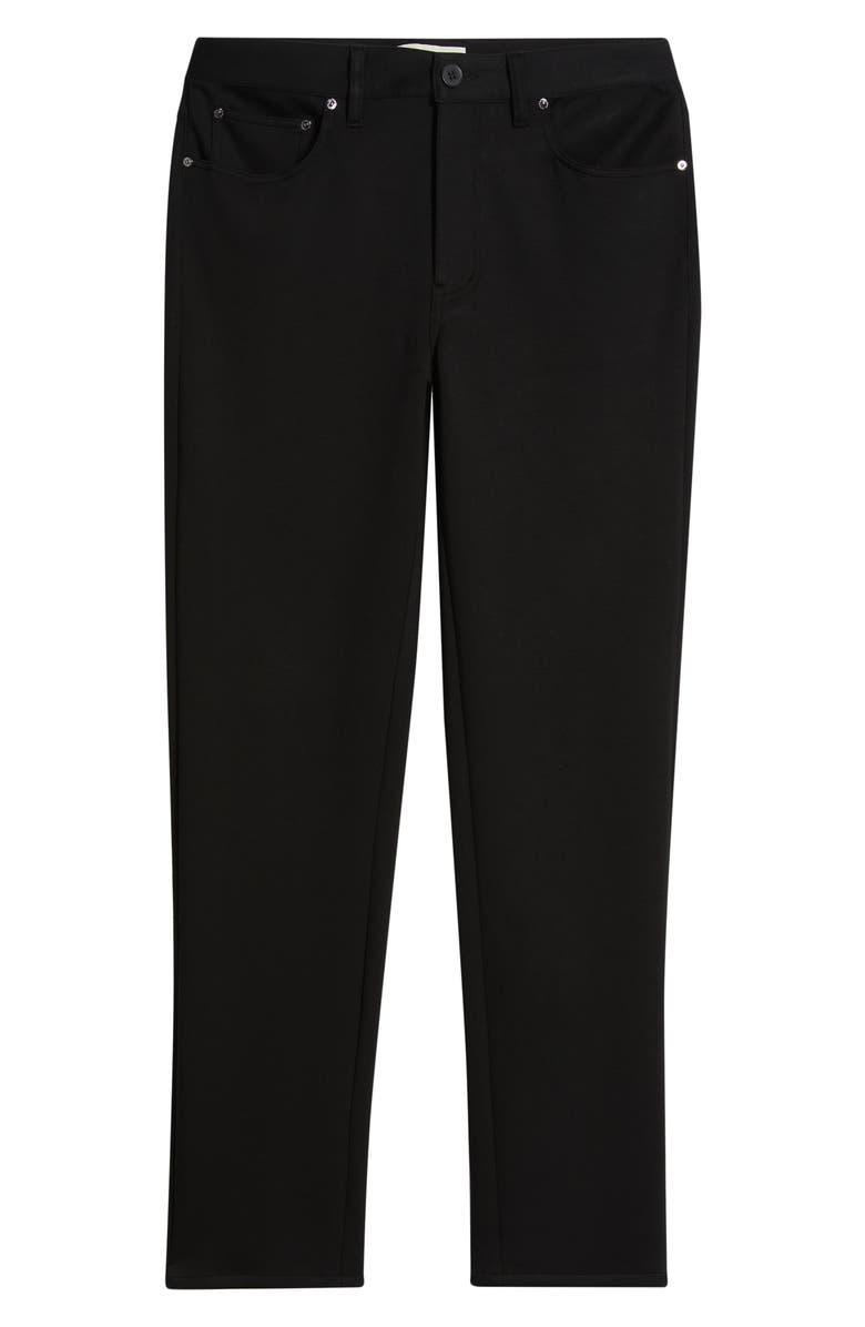 Bugatchi Soft Touch Five Pocket Pants, Alternate, color, Black