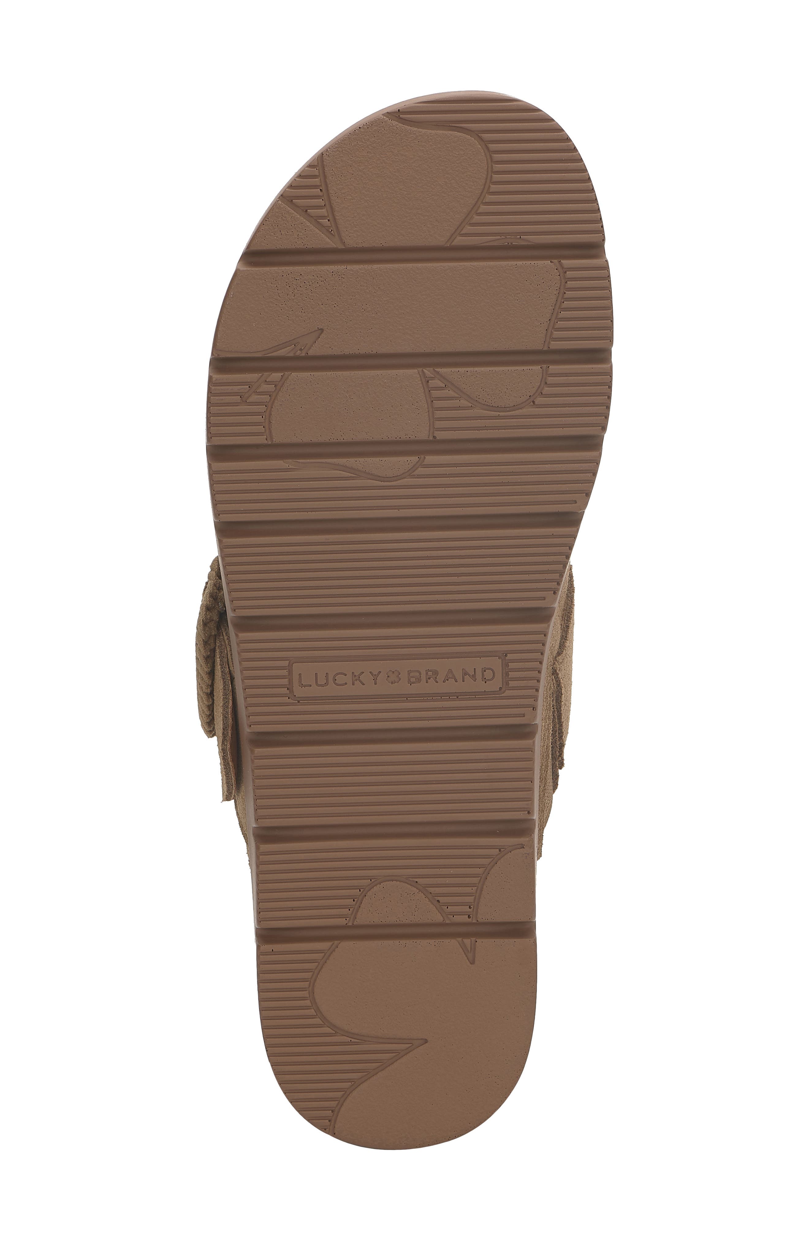 Lucky Brand Sachie Clog, Alternate, color, Dark Natural Oilsue