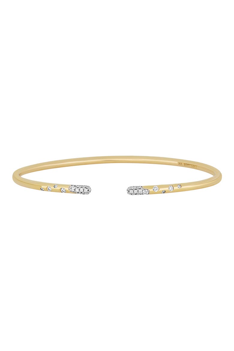 Audrey Diamond Cuff Bracelet, Main, color, 18K YELLOW GOLD