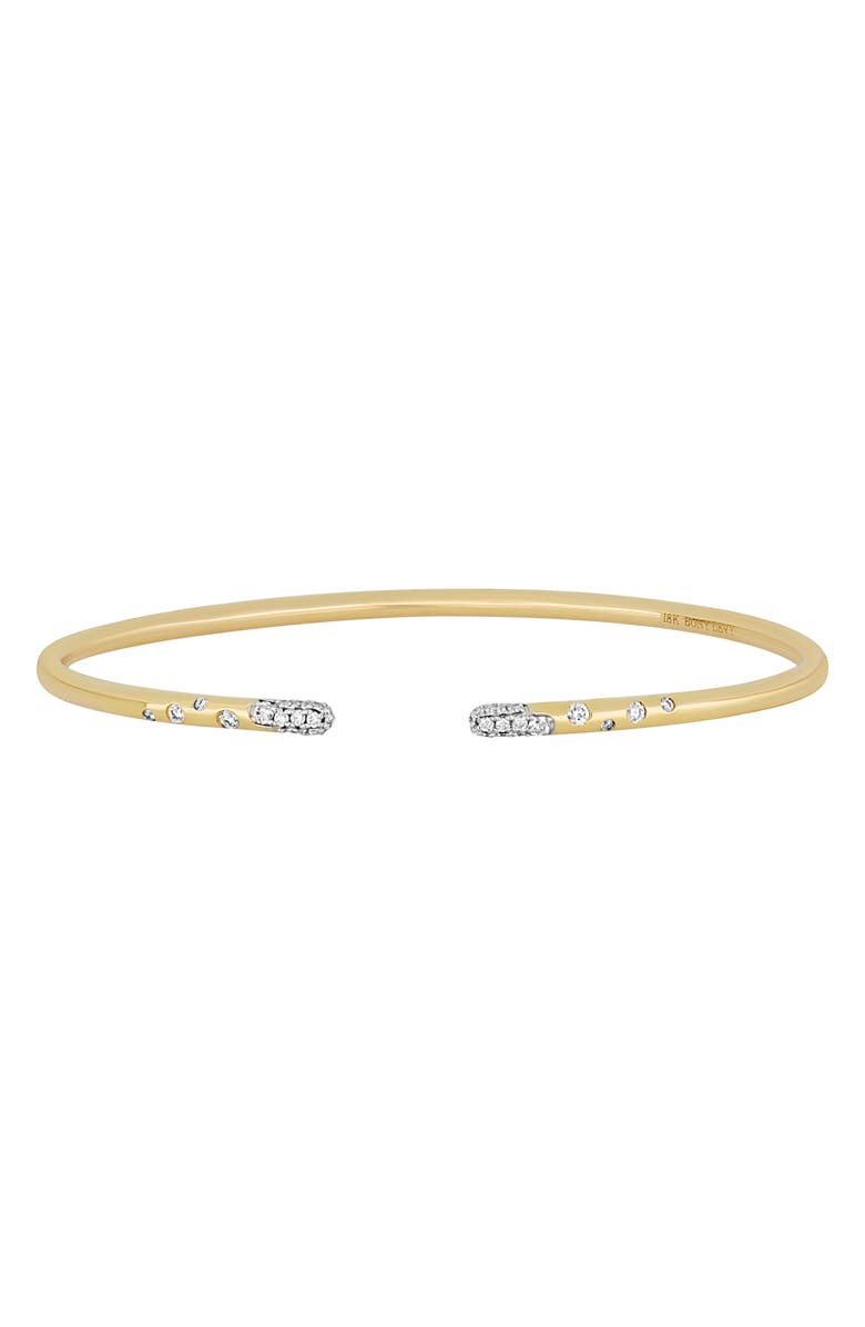 Bony Levy Audrey Diamond Cuff Bracelet, Main, color, 18K Yellow Gold