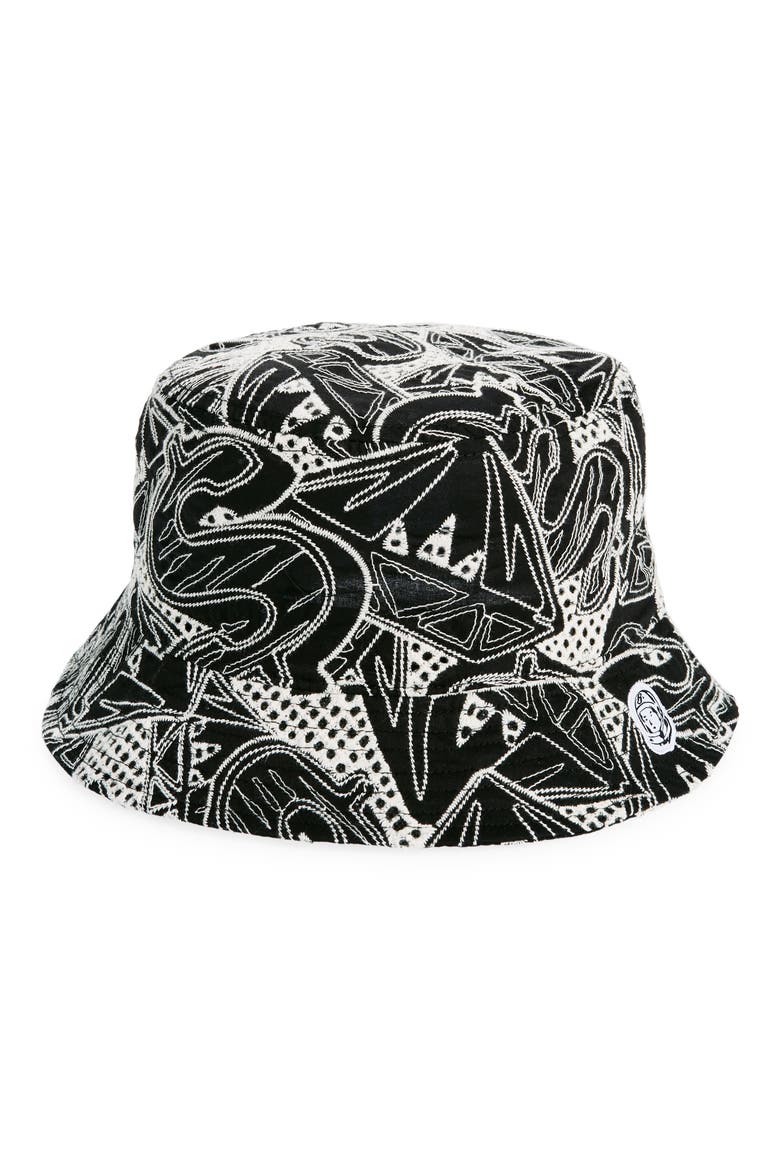 Dolla Embroidered Bucket Hat, Main, color, G-BLACK