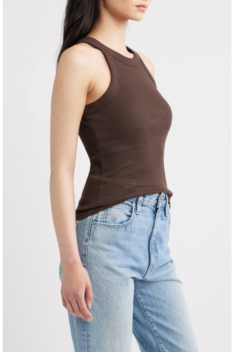 Tasha Rib Tank, Alternate, color, MOLE