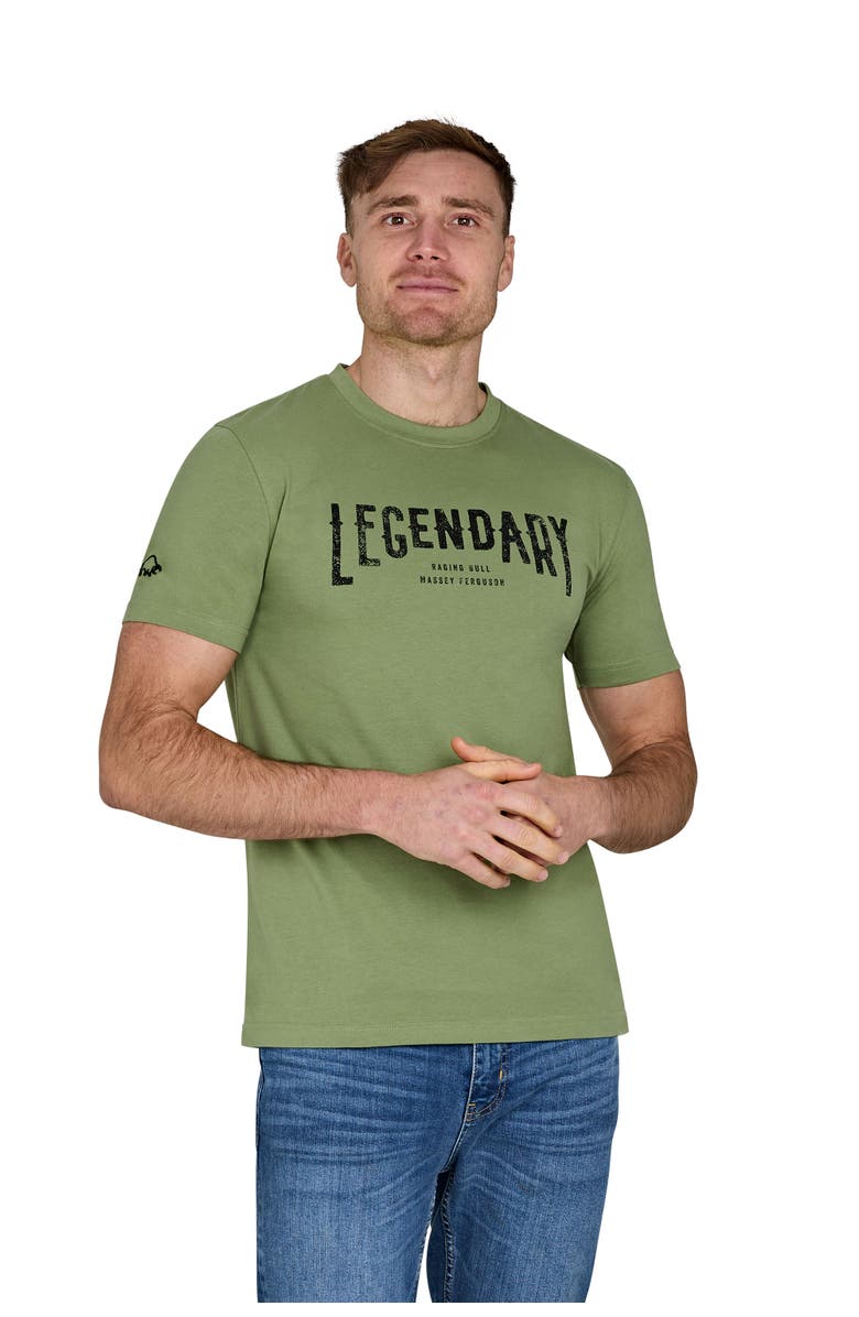 Raging Bull MF Legendary T-Shirt, Alternate, color, Olive