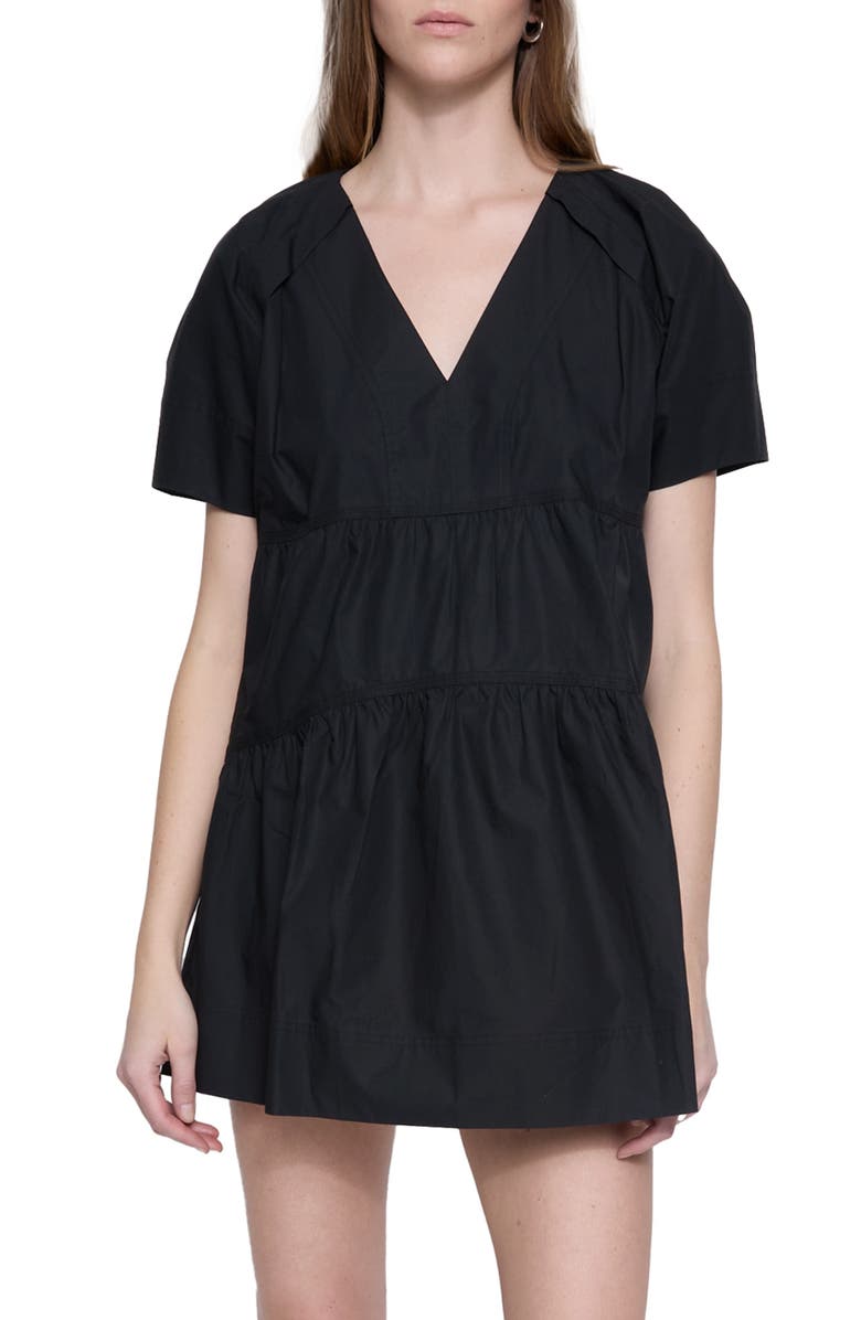 Rebecca Minkoff Vera Tiered Minidress, Main, color,