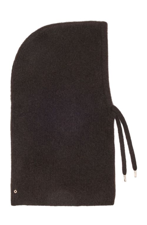 Maje Yak Wool Balaclava In Brown