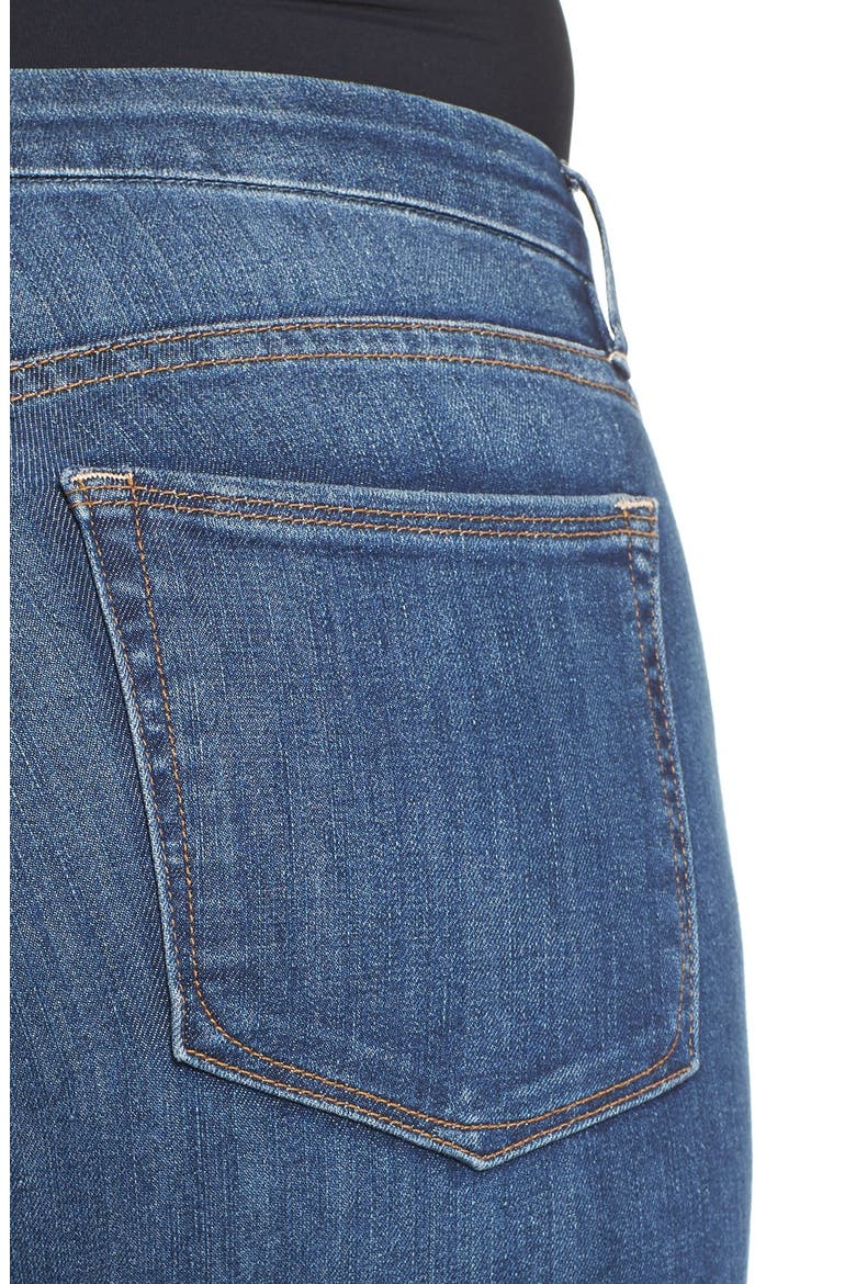 Good Legs High Rise Crop Released Hem Skinny Jeans, Alternate, color, BLUE 009