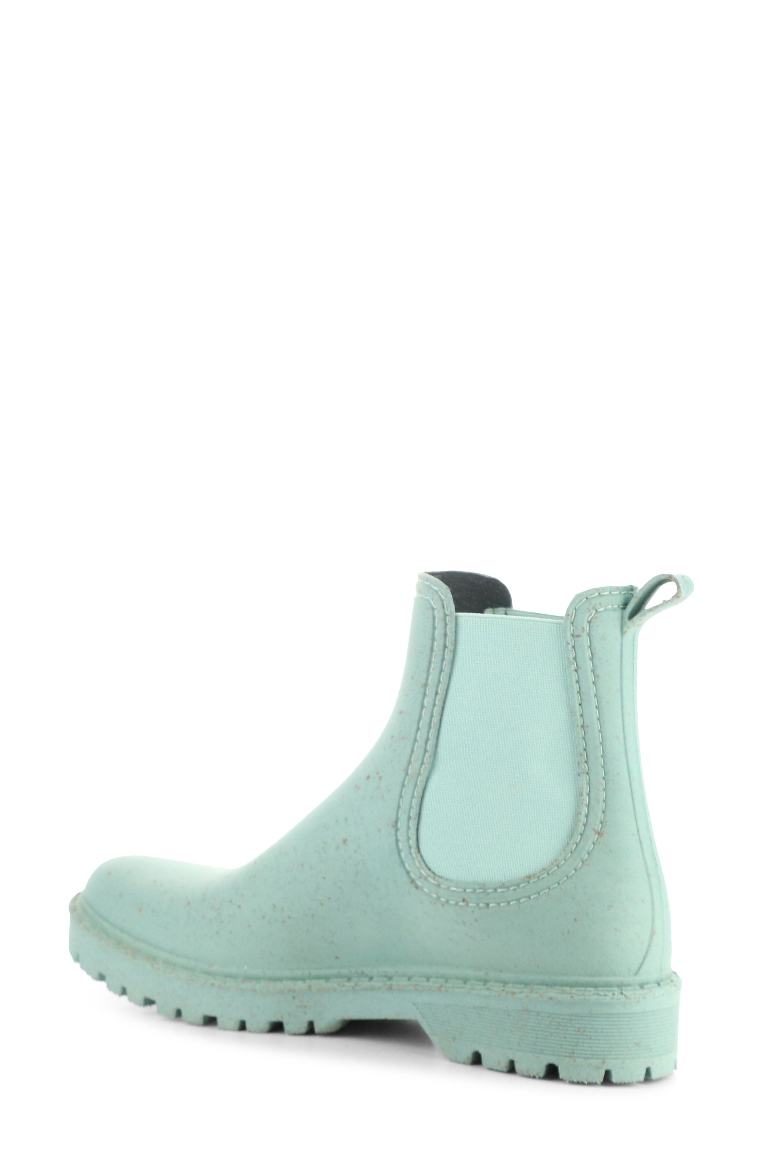 Asportuguesas by Fly London Oak Waterproof Chelsea Boot, Alternate, color, Mint Rubber Cork