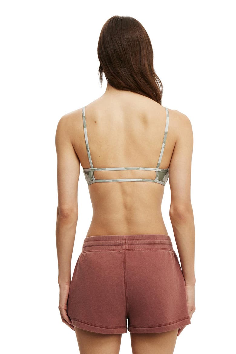 Women's Active Ultra Soft Double Strap Back Crop, Alternate, color, Camo