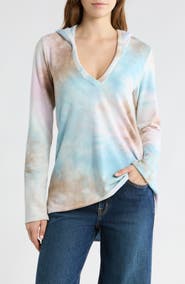 GO COUTURE Hooded High-Low Tunic