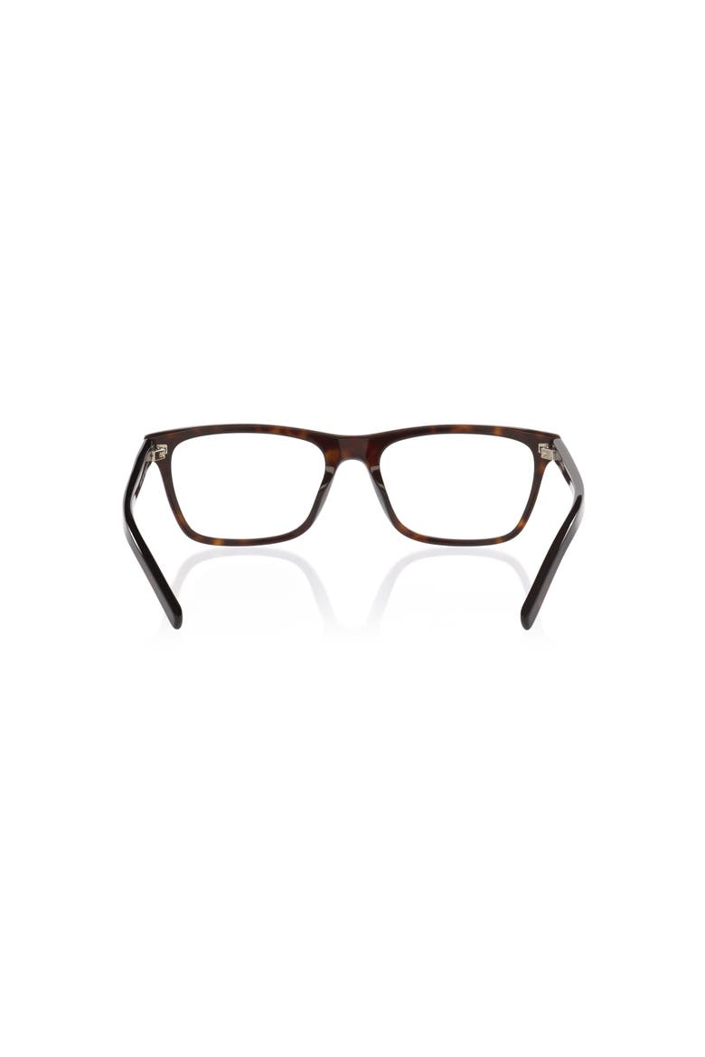 56mm Rectangle optical glasses, Alternate, color, Tortoise