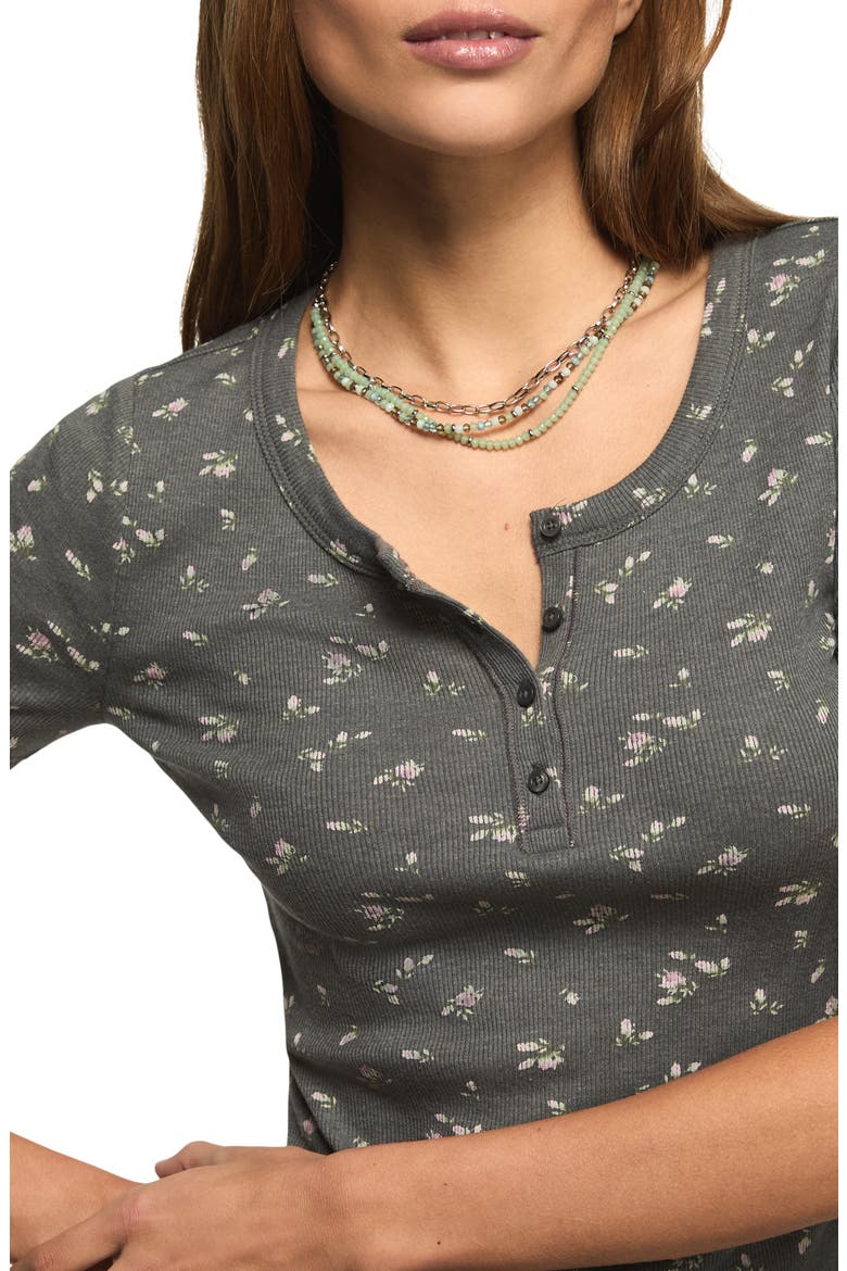 Rib Henley Top, Alternate, color, BLACK FLORAL