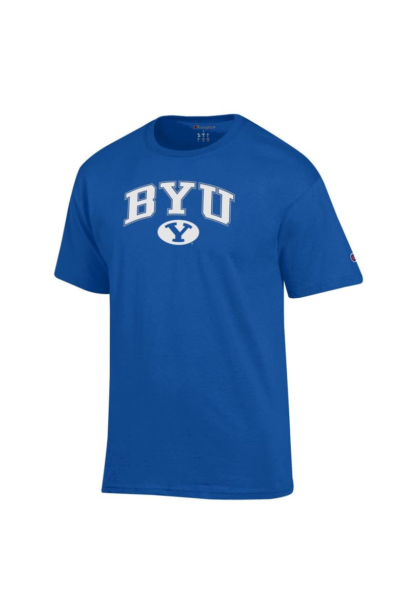 Champion Men's Champion Royal BYU Cougars Arched Logo T-Shirt, Alternate, color, Royal