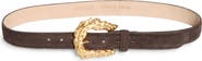 L'AGENCE Montell Suede Belt
