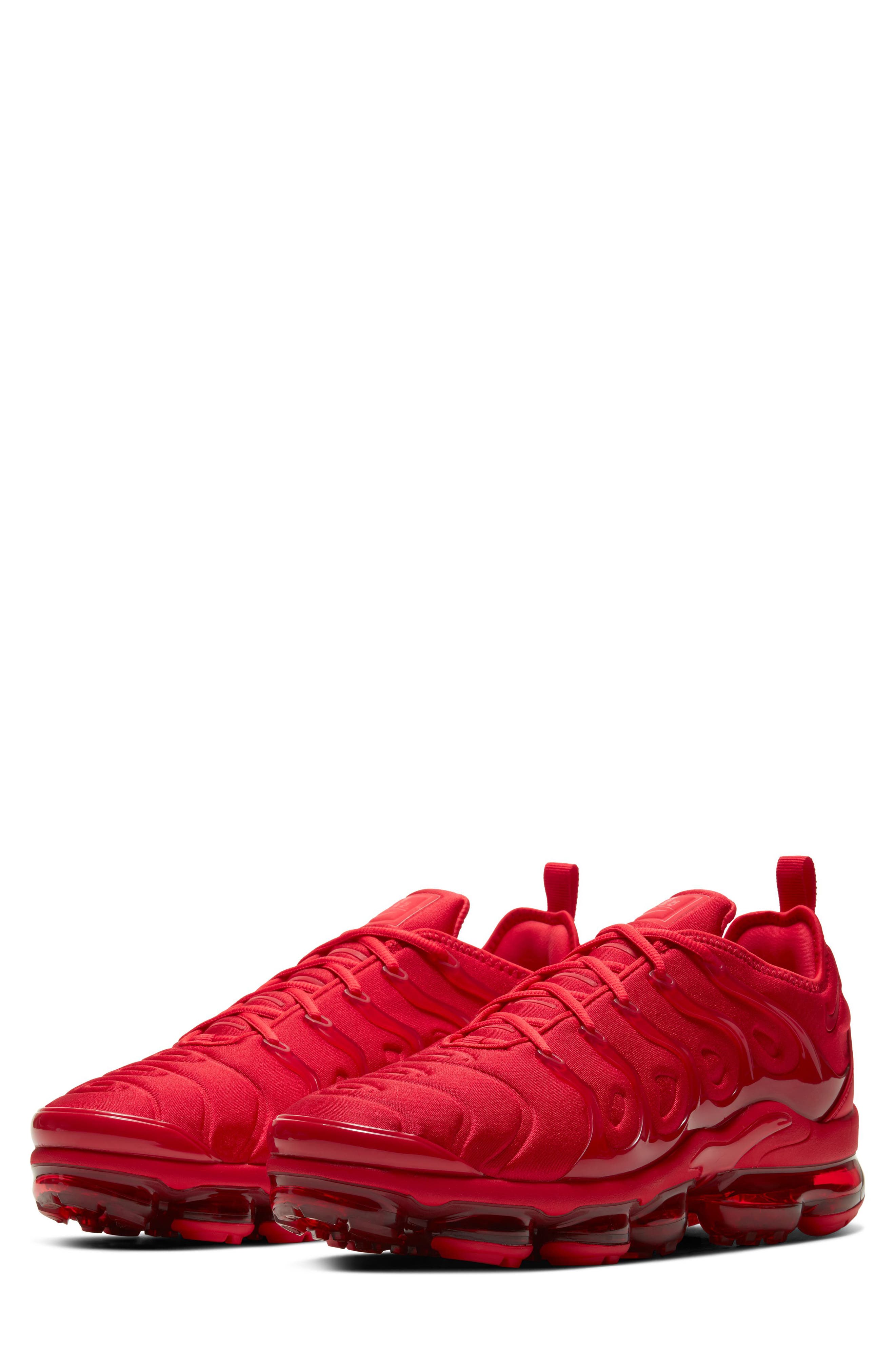 Air VaporMax Plus Sneaker, Main, color, UNIVERSITY RED