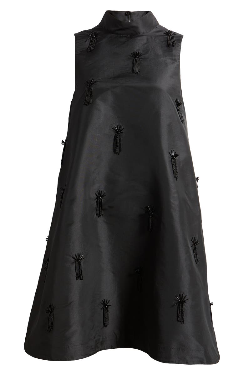 COS Beaded Halter Neck Shift Dress, Alternate, color,
