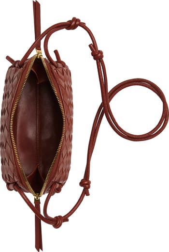 ショルダーバッグ・ポシェット BOTTEGA VENETA leather concert bag Bottega Veneta Mini Concert Intrecciato Leather Crossbody