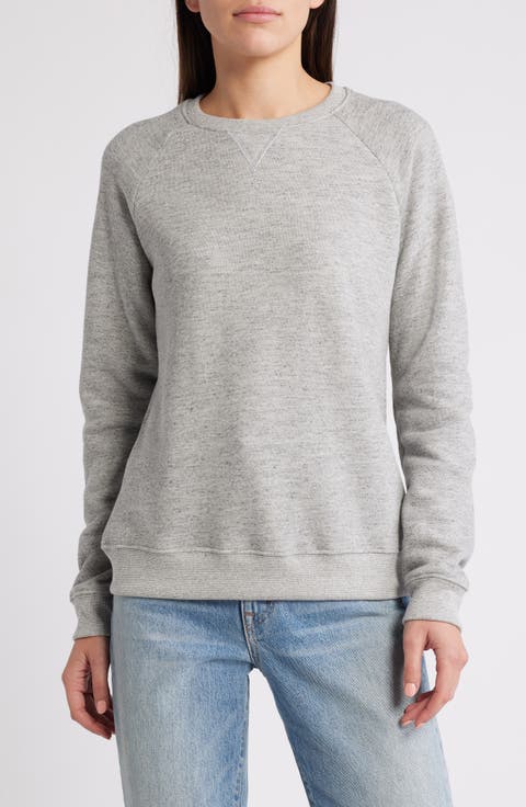 Mock Twist Heather Sweatshirt