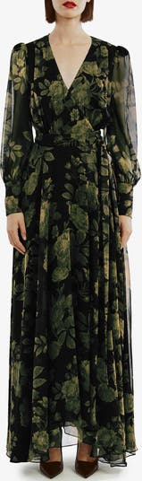 brown animal print maxi dress Leopard Backless Dress, Leopard / L