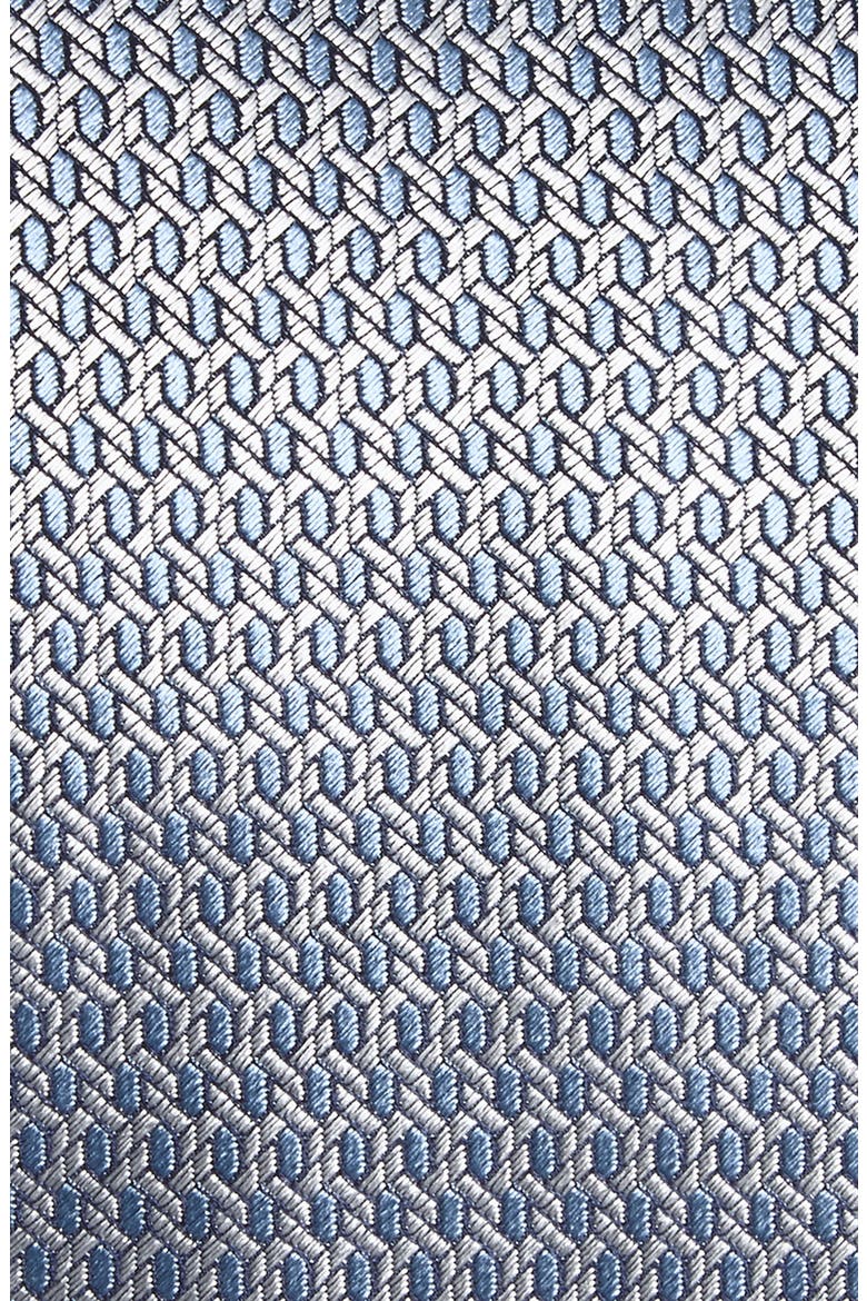 Geometric Jacquard Silk Tie, Alternate, color, SKY