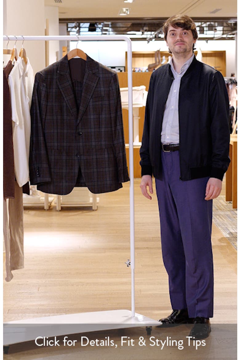 Brown Midas Plaid Wool Sport Coat video