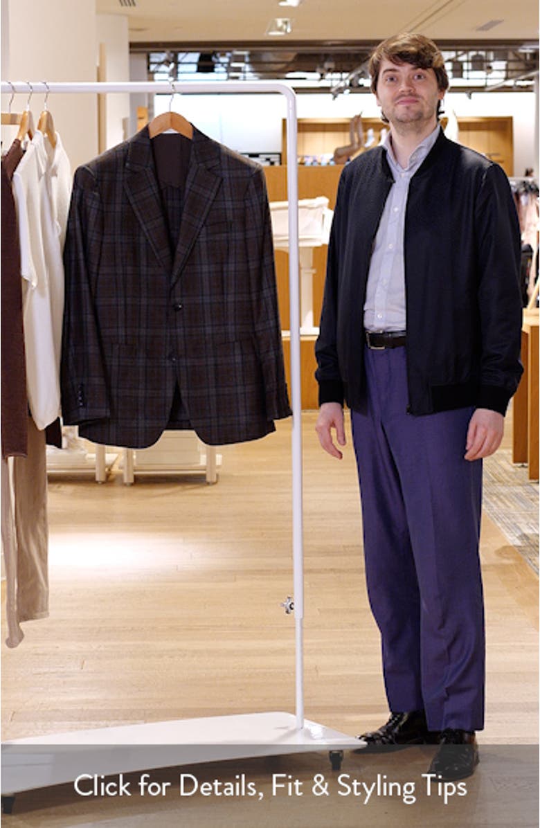 Brown Midas Plaid Wool Sport Coat, sales video thumbnail