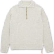 Fortela Yale Wool Sweater with Collar and Zip