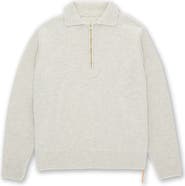 Fortela Yale Wool Sweater with Collar and Zip