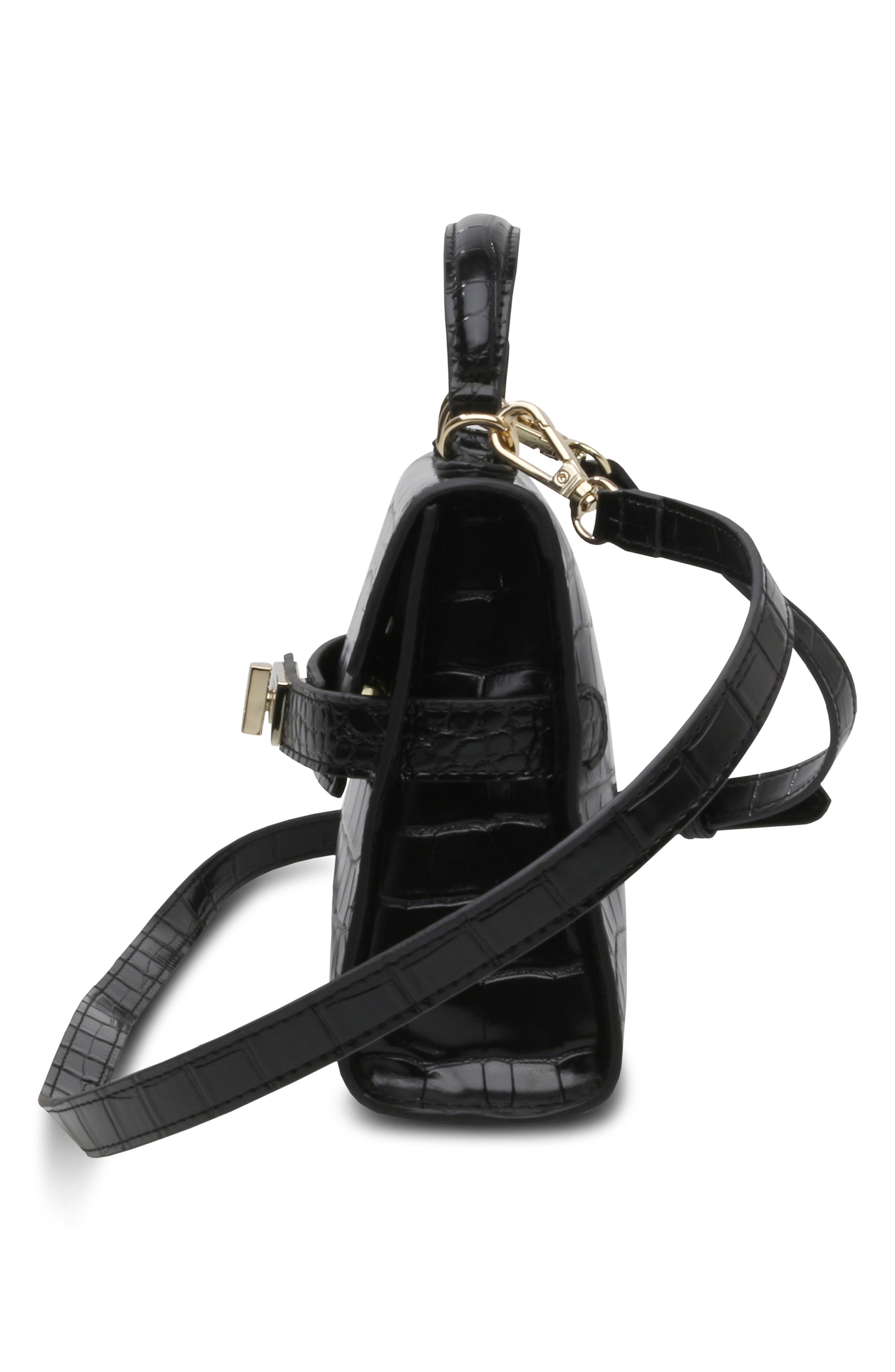 Steve Madden Dignify Croc Embossed Crossbody Bag, Alternate, color, 