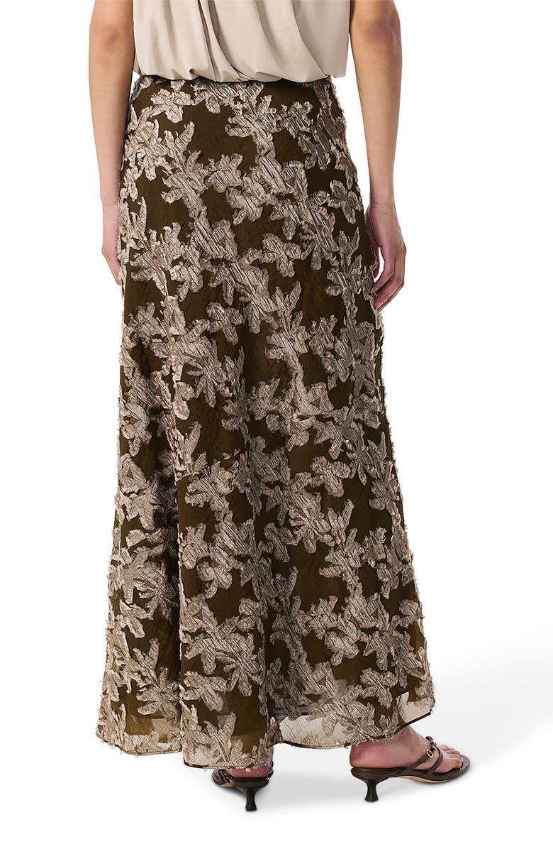 rag & bone Wren Print Maxi A-Line Skirt, Alternate, color, Olive