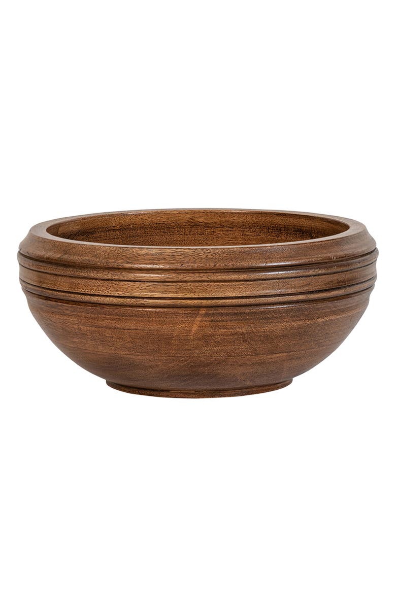 Juliska Bilbao Wood 12-Inch Serving Bowl, Main, color, Brown