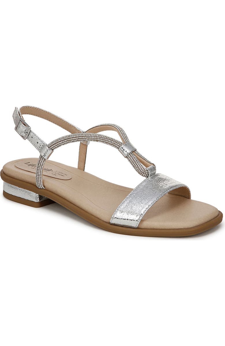 LifeStride Radiant Slingback Sandal, Main, color, Silver