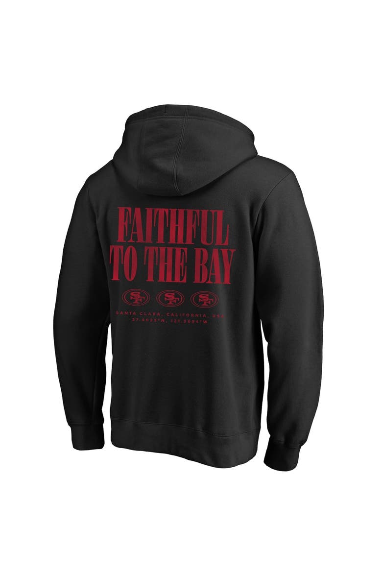 Men's Fanatics Black San Francisco 49ers Big & Tall Relaxed Intense Rivalry Hoodie, Alternate, color, Black