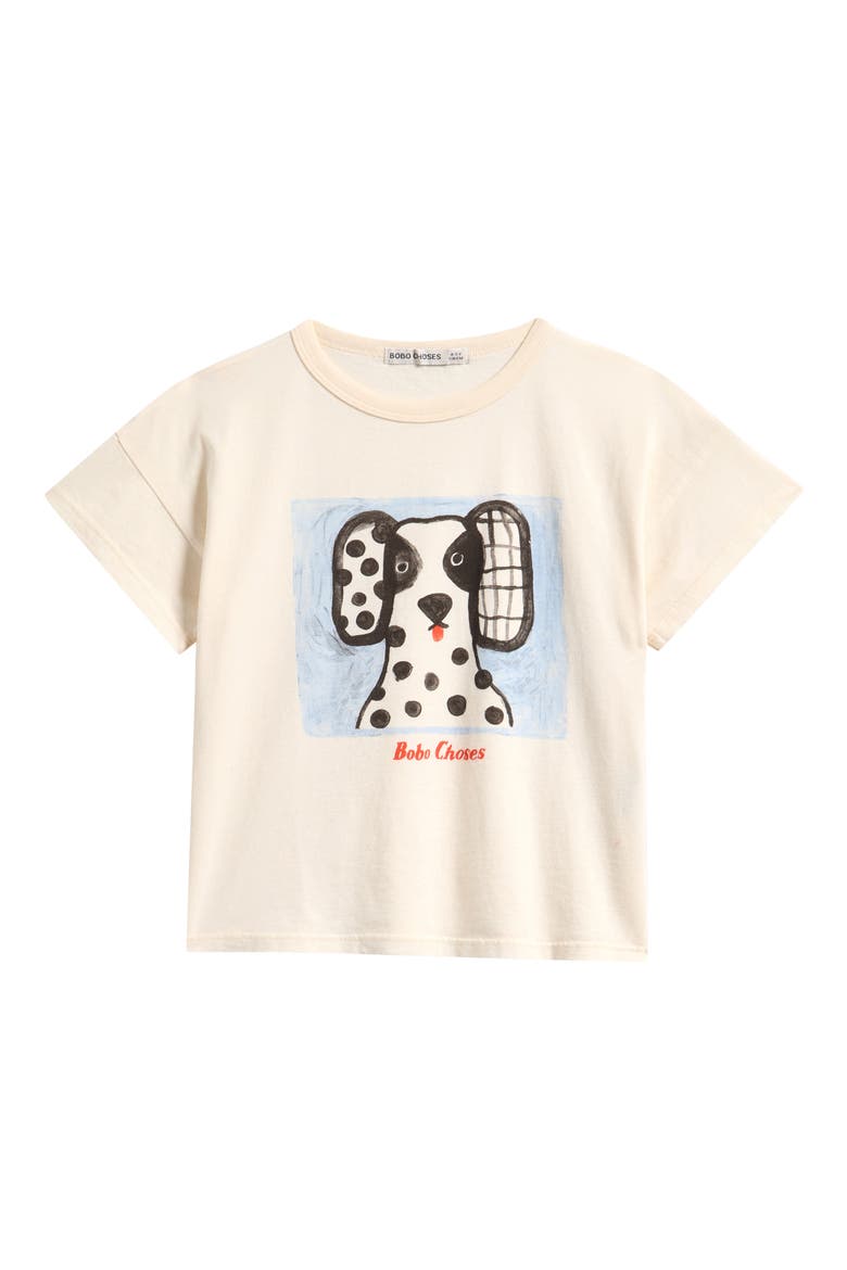 Kids' Van Dog Organic Cotton Graphic T-Shirt, Main, color, WHITE