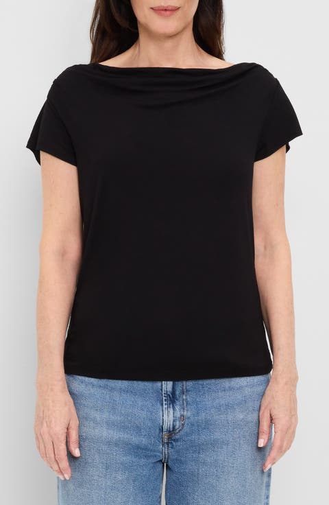 Desiree Cowl Neck Tee