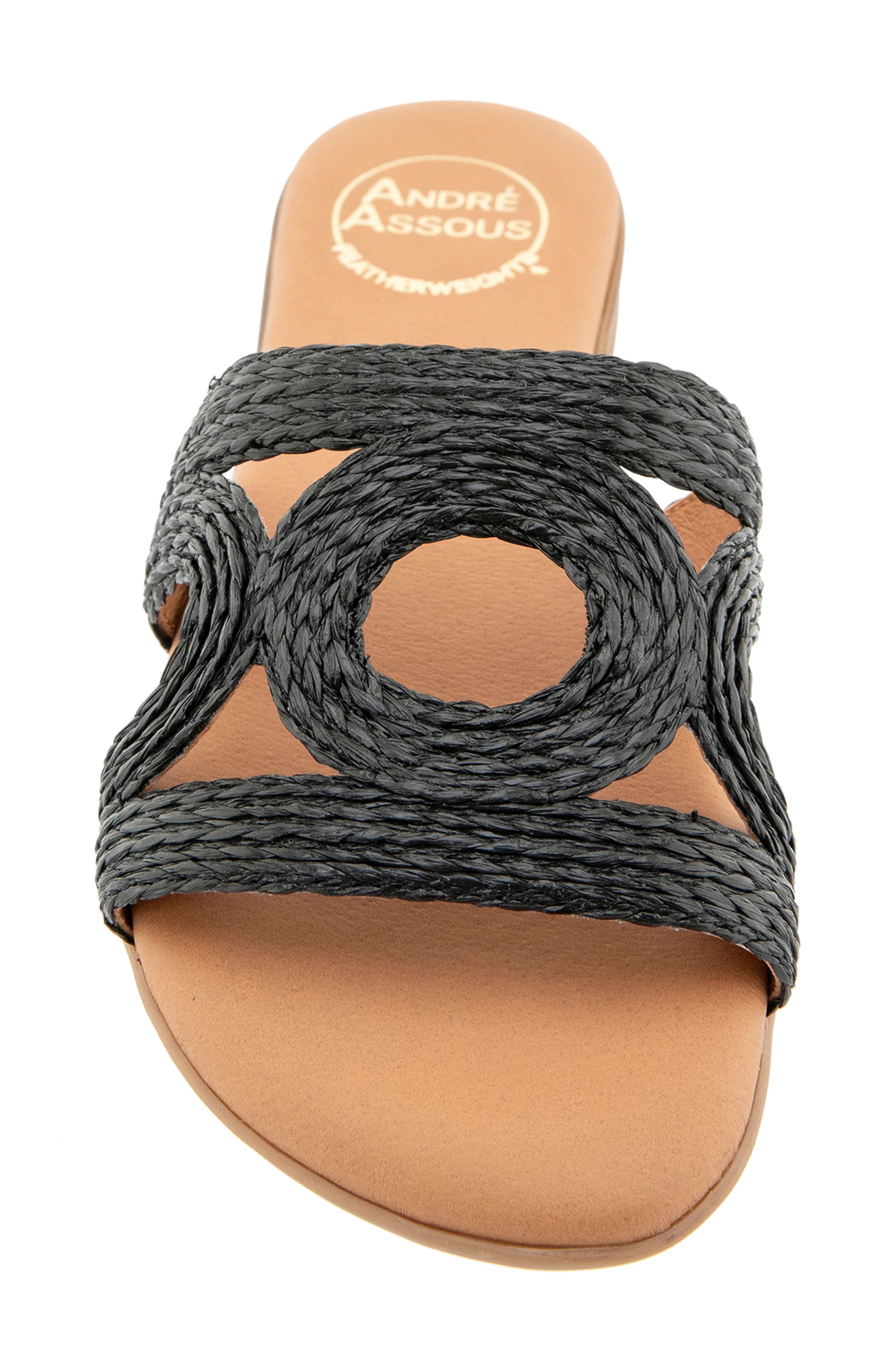 Nora Slide Sandal, Alternate, color, BLACK