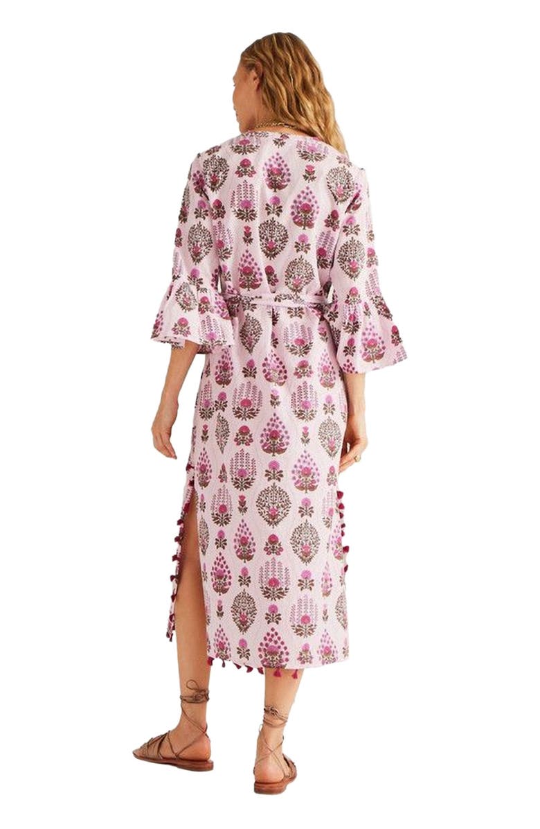 Calypso St. Barth Sarina Kaftan, Alternate, color, French Spring Begonia