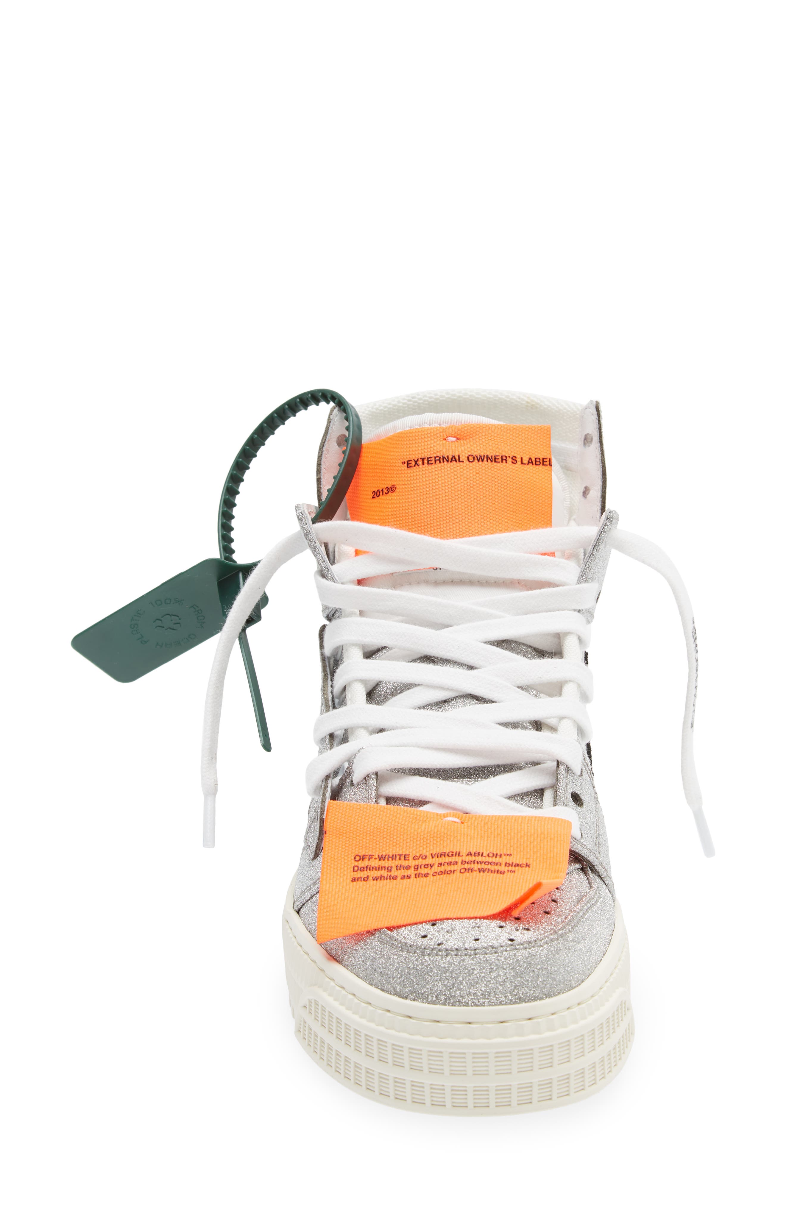 Off-White Off Court 3.0 Glitter High Top Sneaker, Alternate, color, 