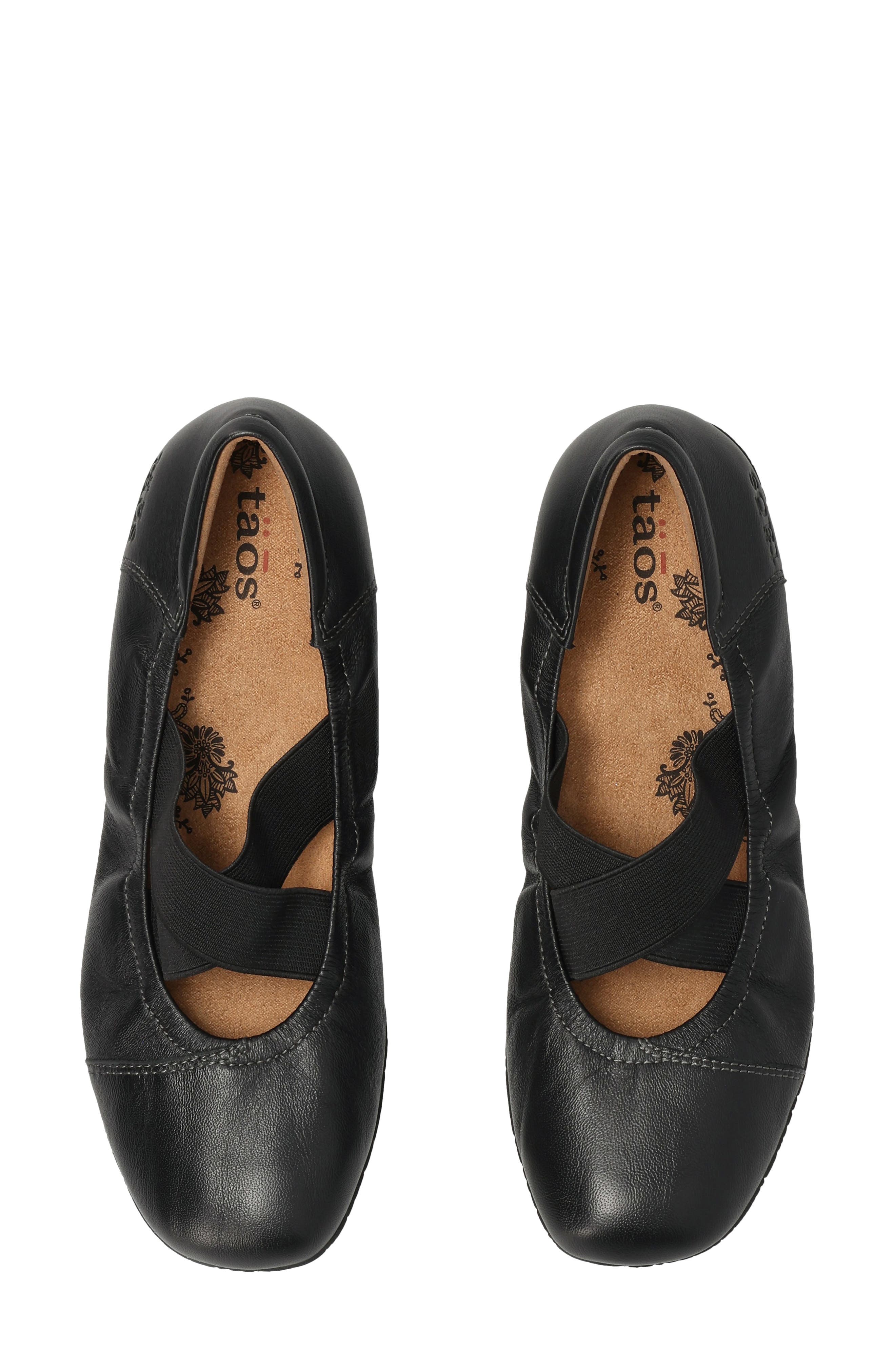 Taos Exhale Mary Jane Ballet Flat, Alternate, color, Black
