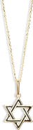 Bony Levy 14K Gold Star of David Pendant Necklace