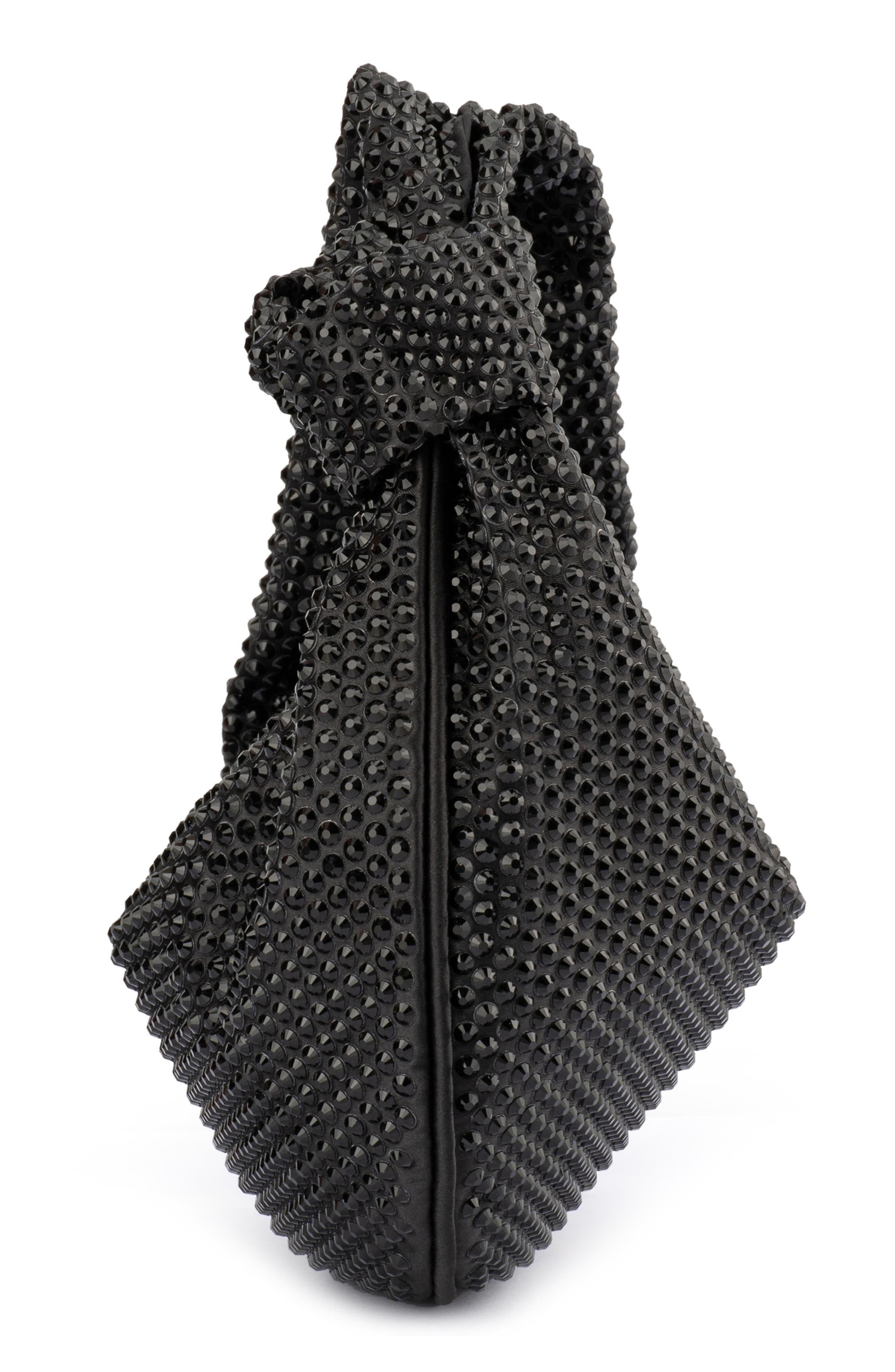 Olga Berg Juliana Crystal Top Handle Bag, Alternate, color, 