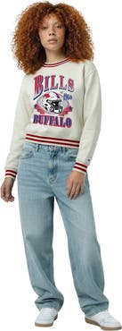 Champion Women's Champion  Cream Buffalo Bills Reverse Weave Fleece Sweatshirt