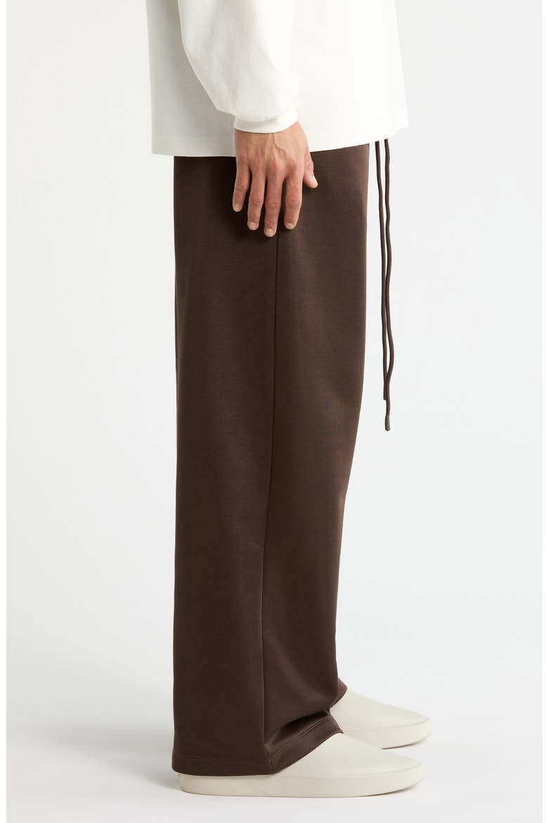 Lounge Wide Leg Sweatpants, Alternate, color, BROWN