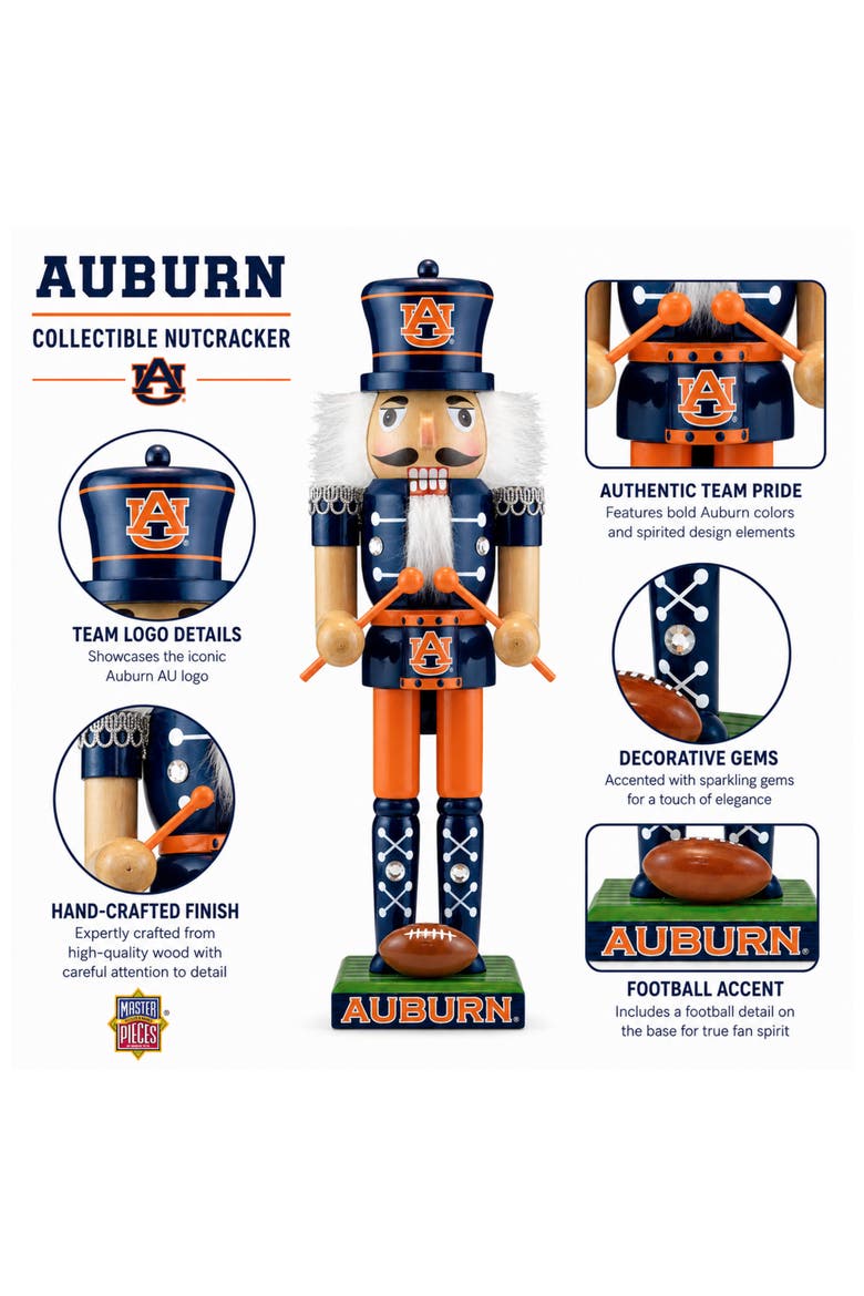 Auburn Tigers Collectible Nutcracker, Alternate, color, Multicolor