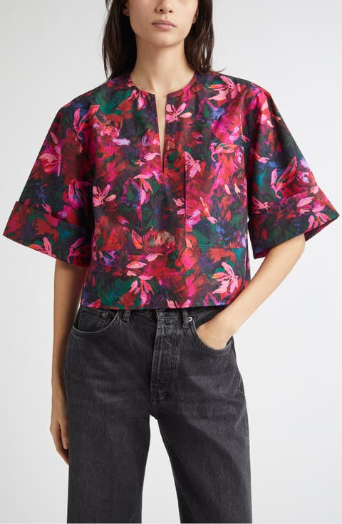 Suri Floral Cotton Top