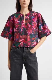 Ulla Johnson Suri Floral Cotton Top