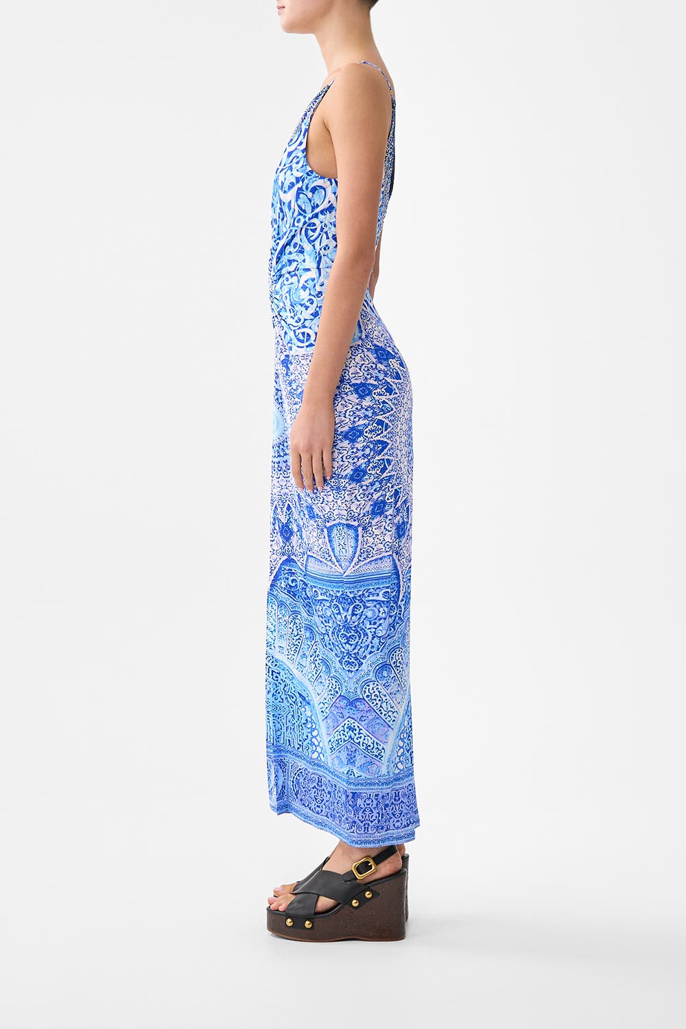 Strappy Dress With Twist Front - image 2