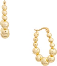 Juvell Graduated Ball Hoop Earrings
